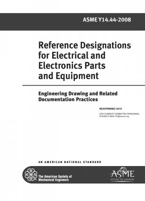 Reference Designations for Electrical and Electronics Parts and Equipment