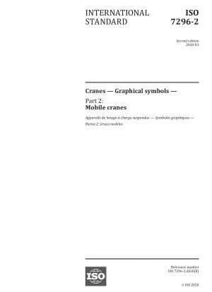 Cranes — Graphical symbols — Part 2: Mobile cranes
