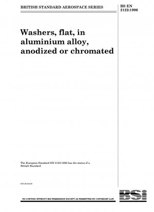 Washers, flat, in aluminium alloy, anodized or chromated