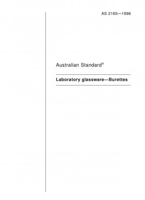 Laboratory glassware - Burettes