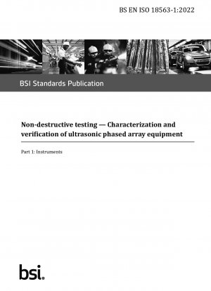 Non-destructive testing. Characterization and verification of ultrasonic phased array equipment - Instruments