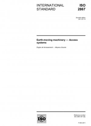 Earth-moving machinery - Access systems