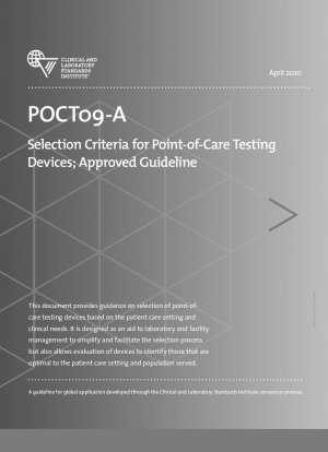 Selection Criteria for Point-of-Care Testing Devices