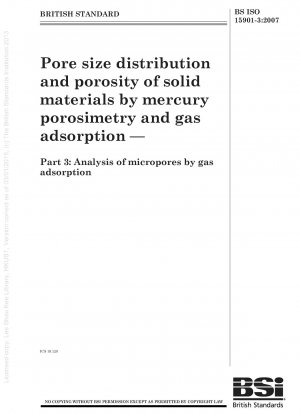 Pore size distribution and porosity of solid materials by mercury porosimetry and gas adsorption. Analysis of micropores by gas adsorption