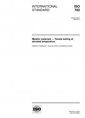 Metallic materials - Tensile testing at elevated temperature