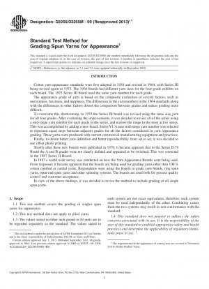 Standard Test Method for  Grading Spun Yarns for Appearance