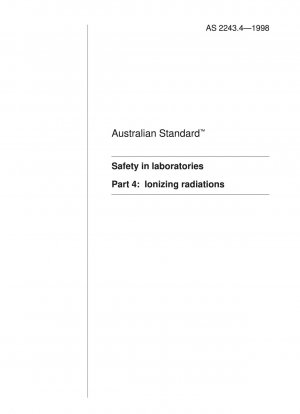 Safety in laboratories - Ionizing radiations