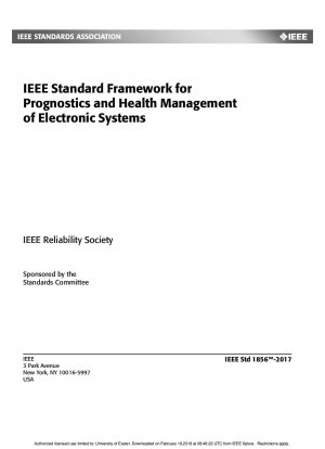 IEEE Standard Framework for Prognostics and Health Management of Electronic Systems