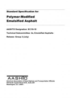 Standard Specification for Polymer-Modified Emulsified Asphalt