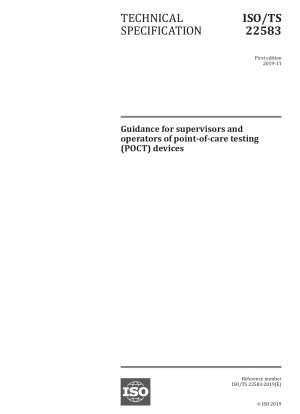 Guidance for supervisors and operators of point-of-care testing (POCT) devices