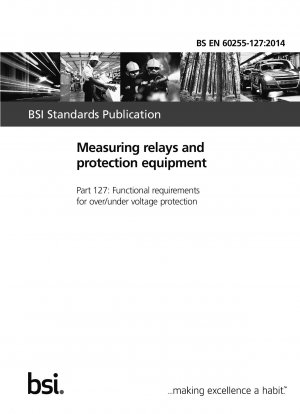 Measuring relays and protection equipment. Functional requirements for over/under voltage protection