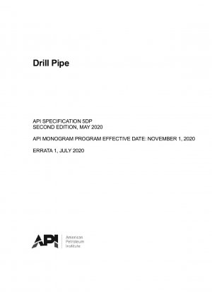 Specification for Drill Pipe