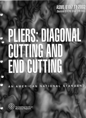 Pliers: Diagonal Cutting, and Nippers, End Cutting