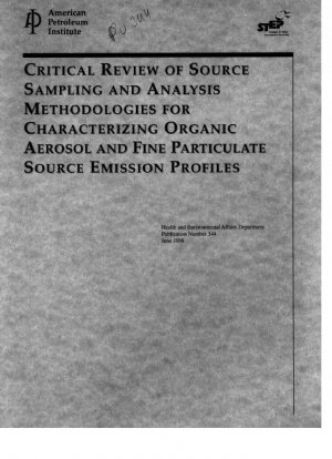 Critical Review of Source Sampling and Analysis Methodologies for Characterizing Organic Aerosol and Fine Particulate Source Emission Profiles
