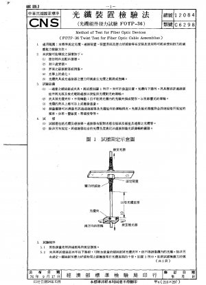 Method of Test for Fiber Optic Devices (FOPT-36 Twist Test for Fiber Optic Cable Assemblies