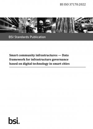 Smart community infrastructures. Data framework for infrastructure governance based on digital technology in smart cities
