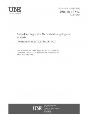 Animal feeding stuffs: Methods of sampling and analysis - Determination of OCPs by GC-ECD