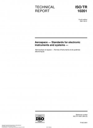 Aerospace - Standards for electronic instruments and systems