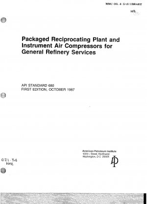 Packaged Reciprocating Plant and Instrument Air Compressors for General Refinery Services