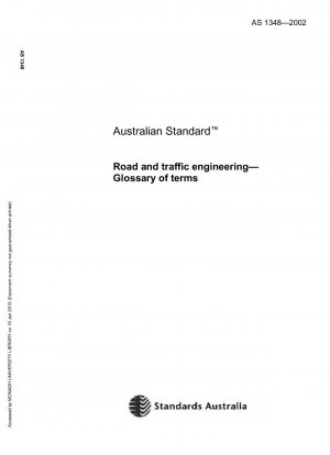 Glossary of terms - Roads and traffic engineering