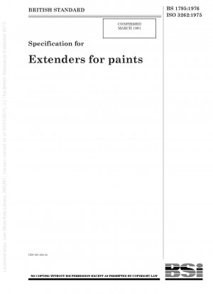 Extenders for paints