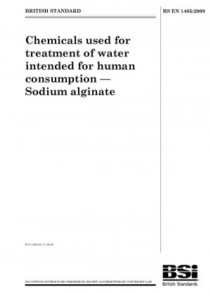 Chemicals used for treatment of water intended for human consumption - Sodium alginate