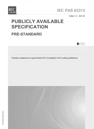 Position statement on germicidal UV-C irradiation - UV-C safety guidelines